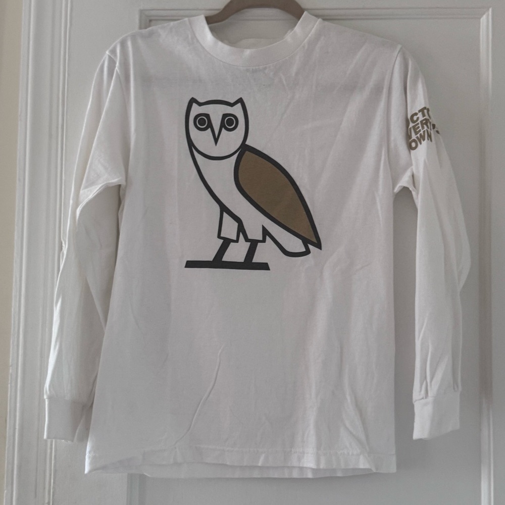 Drake October’s  Very Own White Owl Long Sleeve Shirt